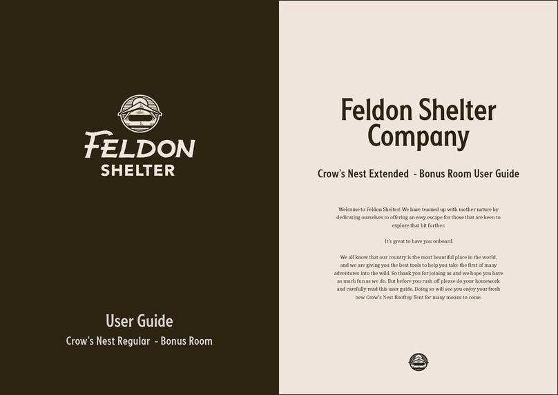 Feldon Shelter Crow's Nest Regular - Bonus Room user guide