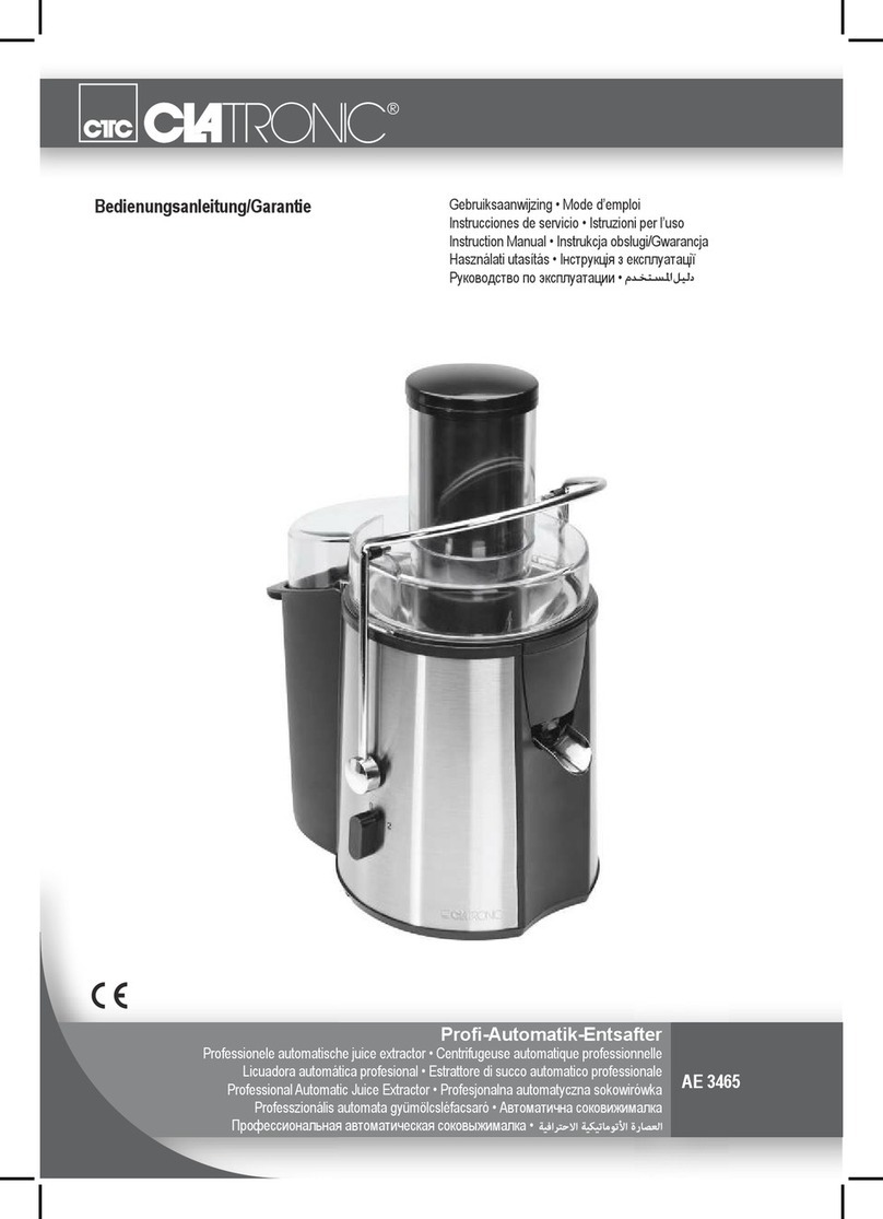 Clatronic AE 3465 User manual