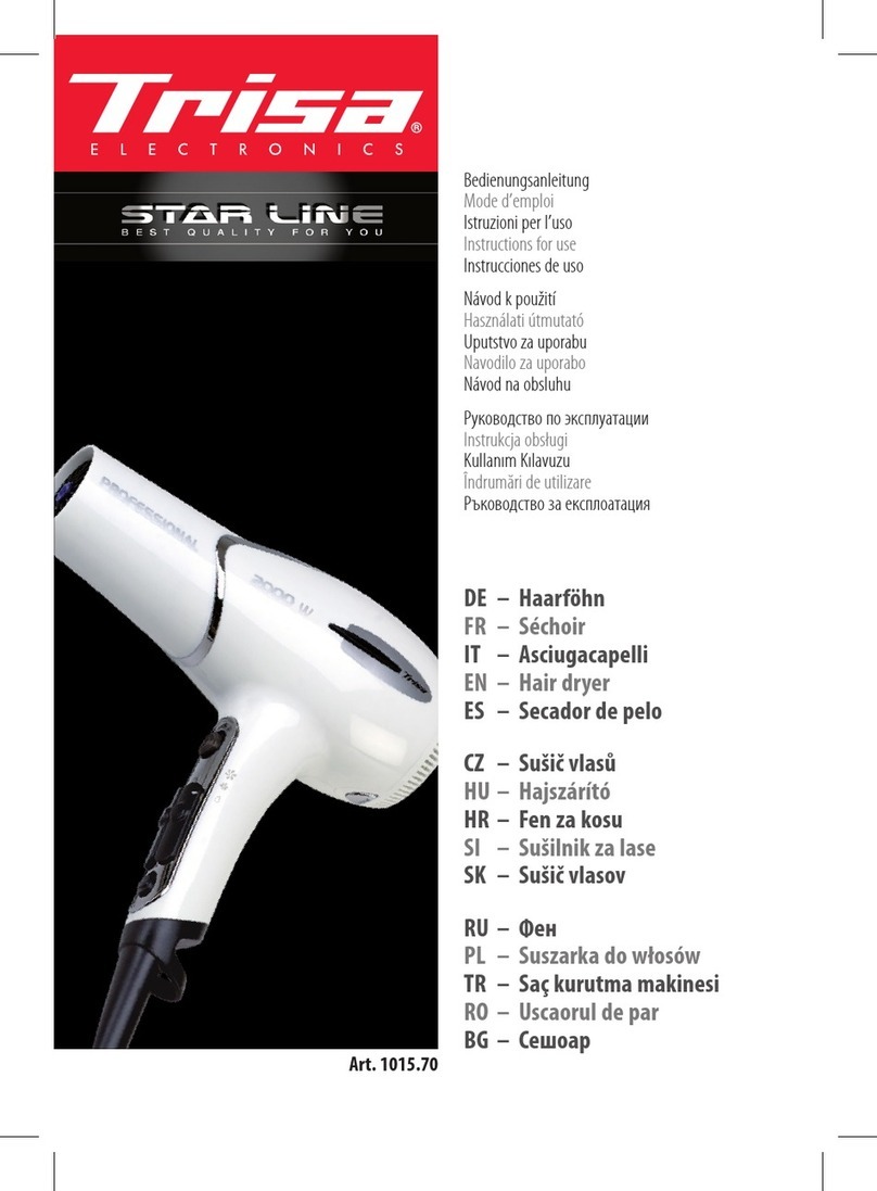 Trisa STAR LINE 1015.70 Instructions for use