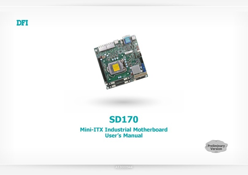DFI SD170 User manual