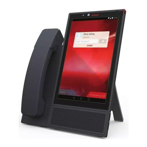 Avaya Vantage Instruction Manual Avaya Vantage Instruction Manual