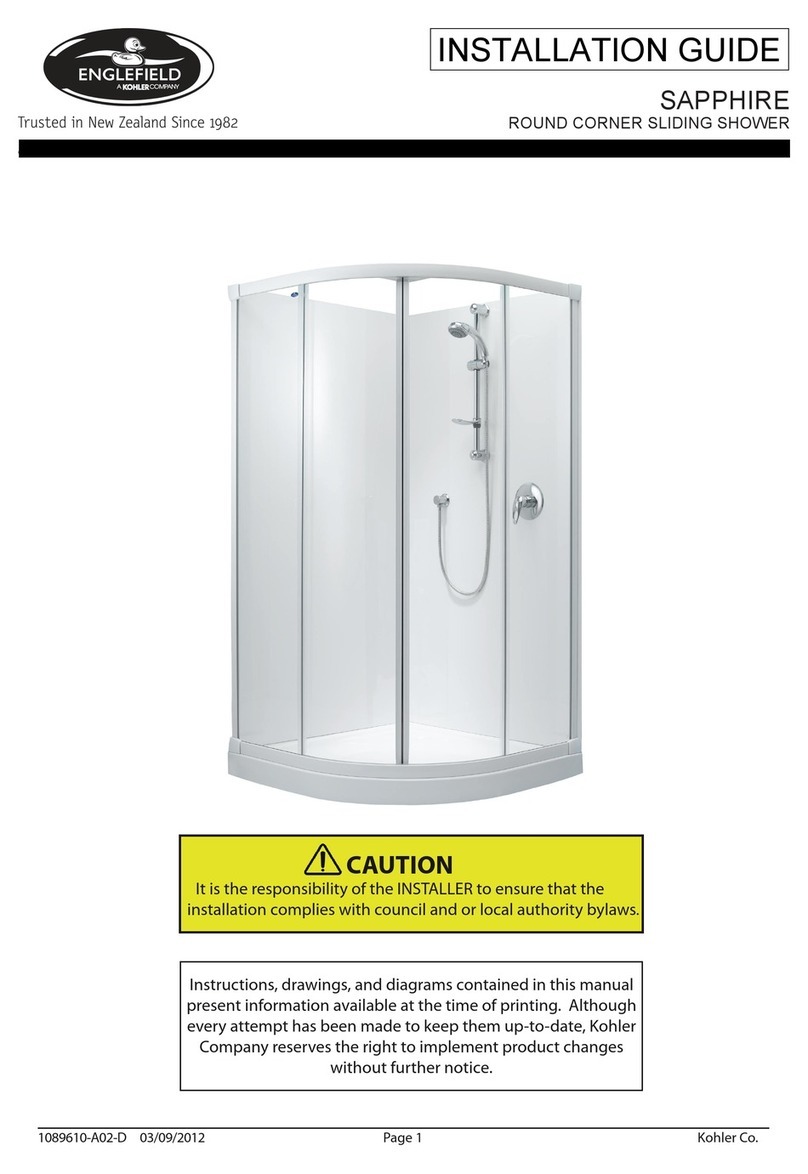 Kohler ENGLEFIELD SAPPHIRE User manual
