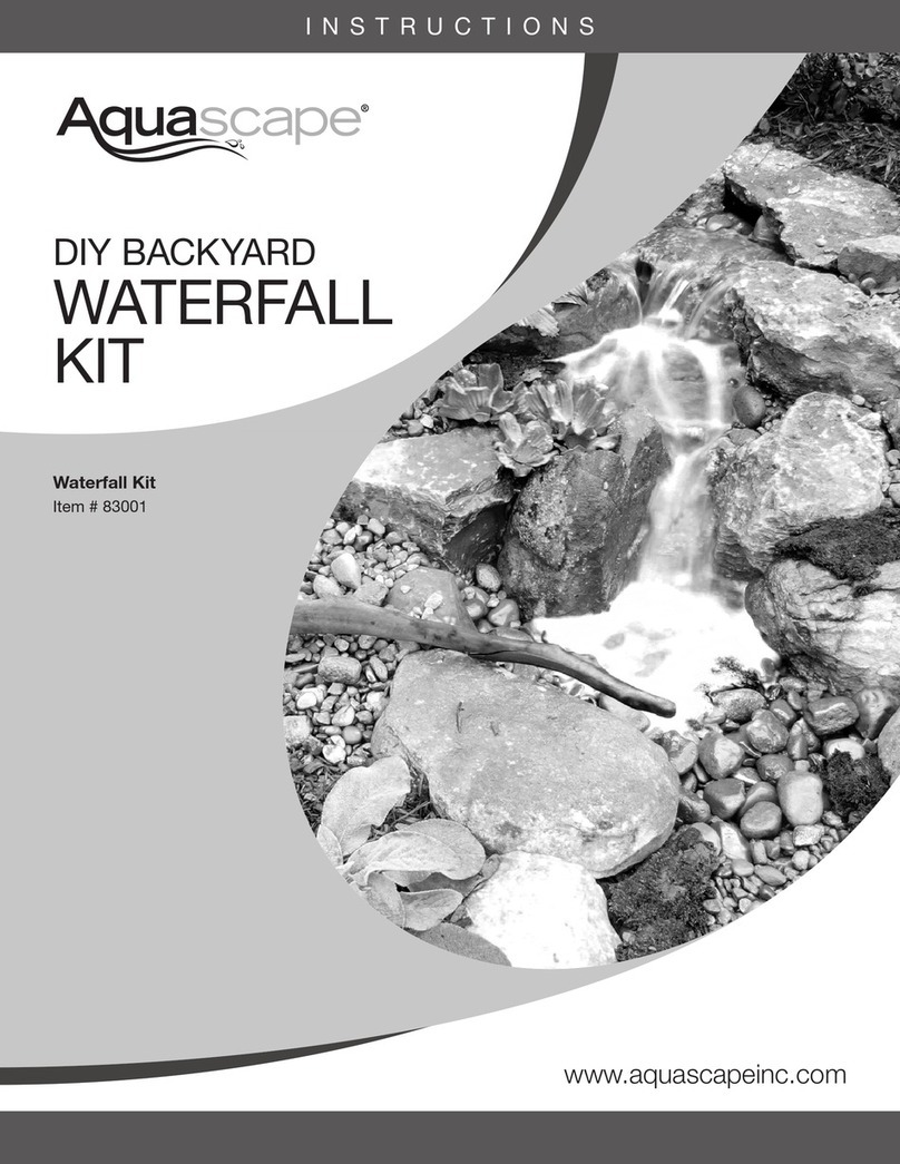 AquaScape 83001 User manual