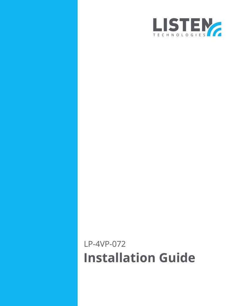 Listen LP-4VP-072 User manual