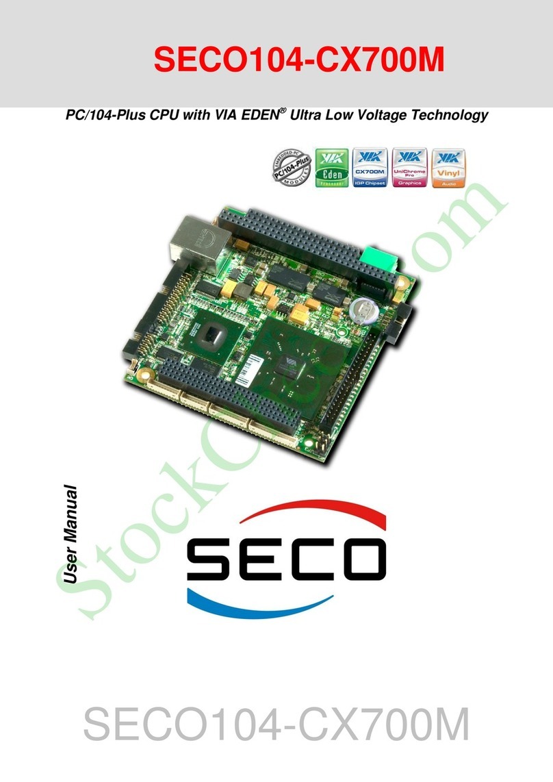 Seco SECO104-CX700M user manual