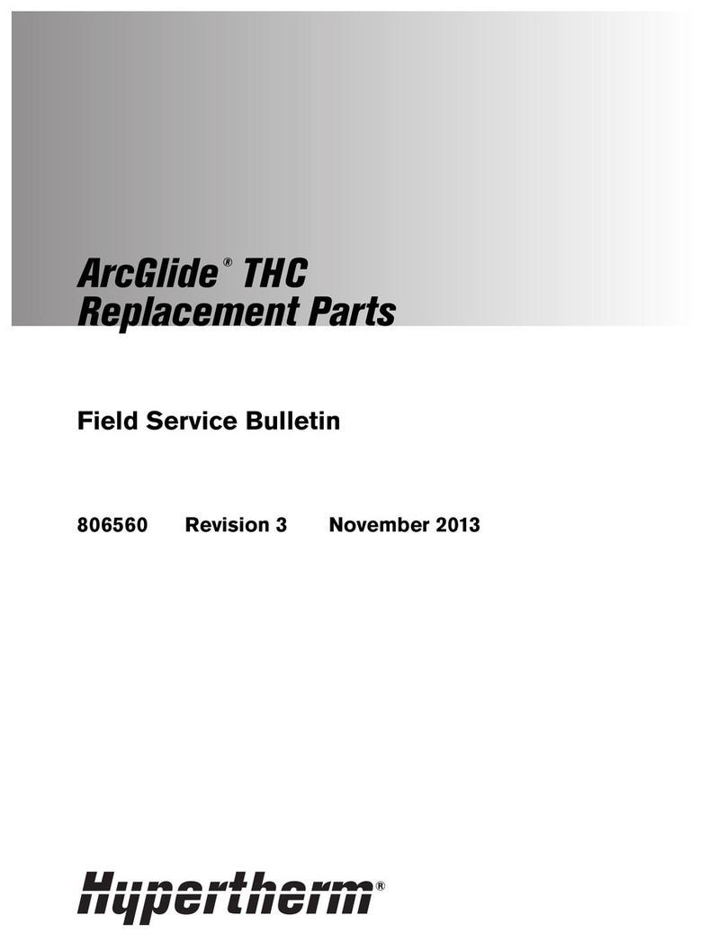 Hypertherm ArcGlide THC Field Service Bulletin