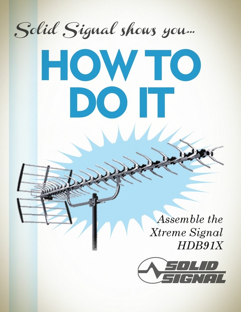 Solid Signal Xtreme Signal HDB91X Operation instructions