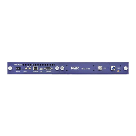 VeEX RTU-4000 User manual
