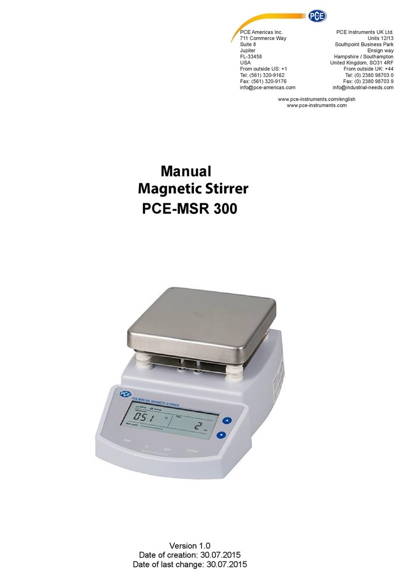 PCE Instruments PCE-MSR 300 User manual