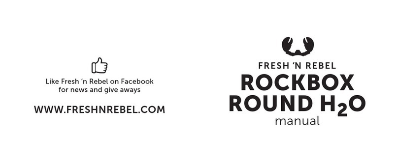Fresh 'N Rebel ROCKBOX ROUND H2O manual
