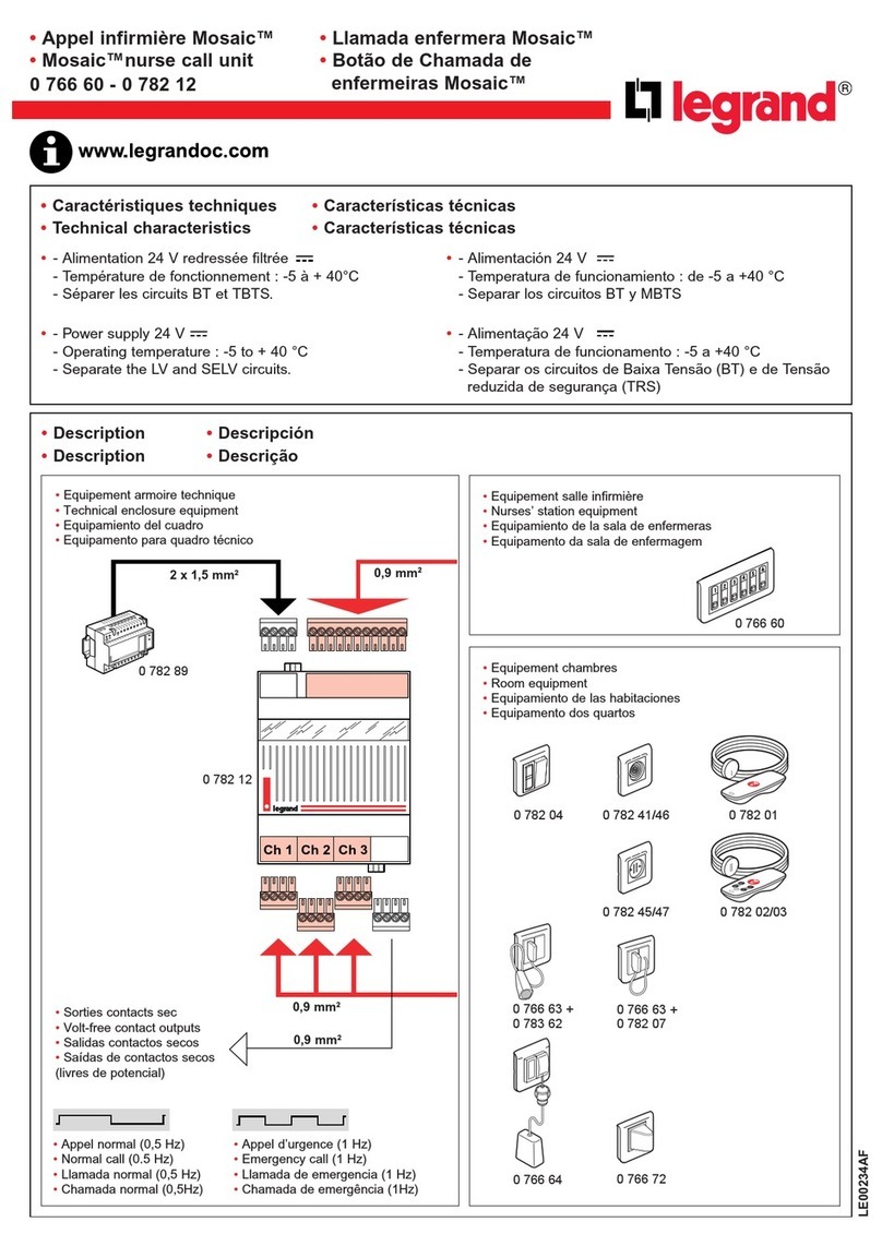 LEGRAND Mosaic 0 766 60 manual
