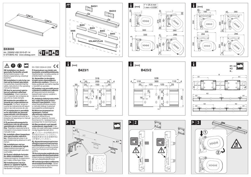 Stobag BX8000 manual