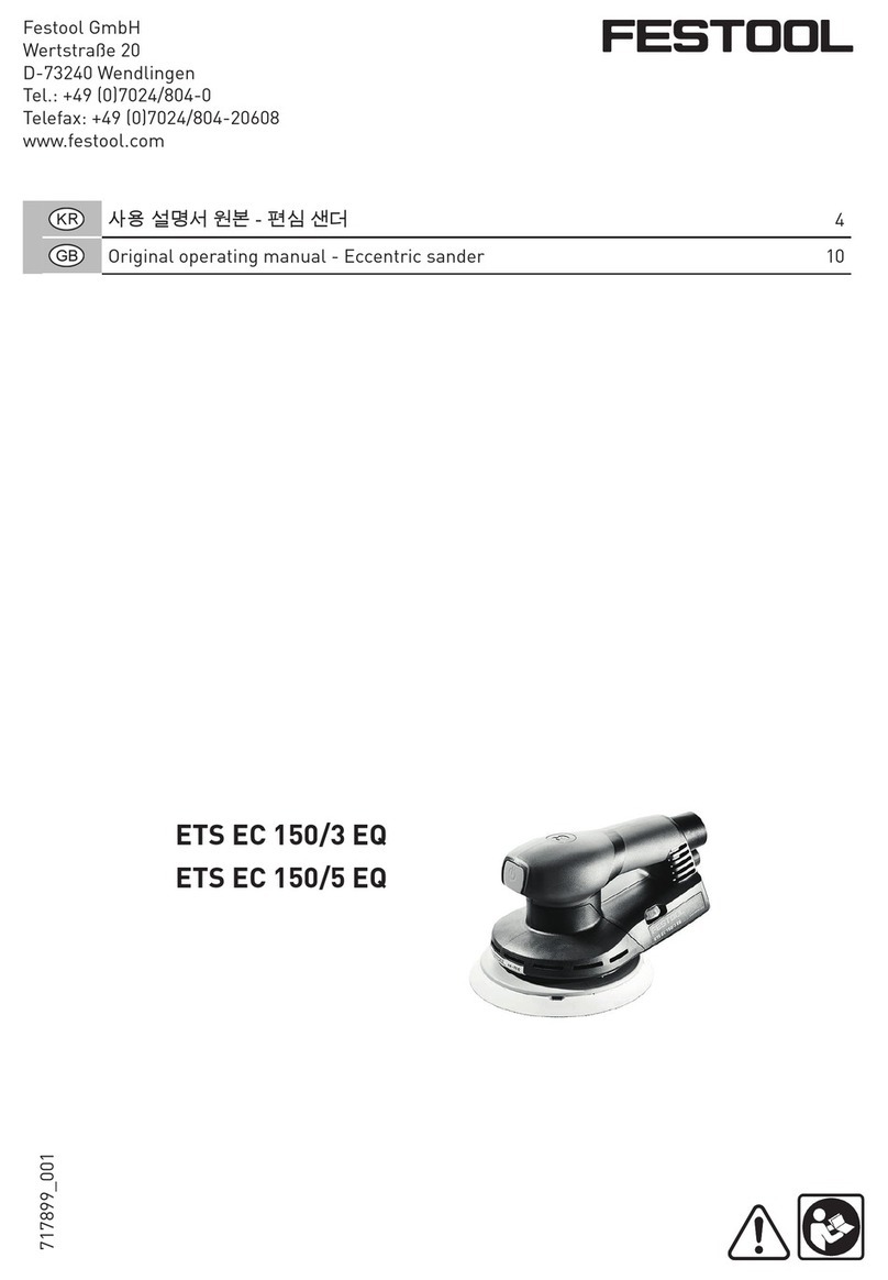Festool ETS EC 150/3 EQ Installation instructions