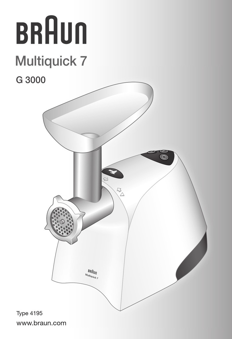 Braun Multiquick 7 G 3000 User manual