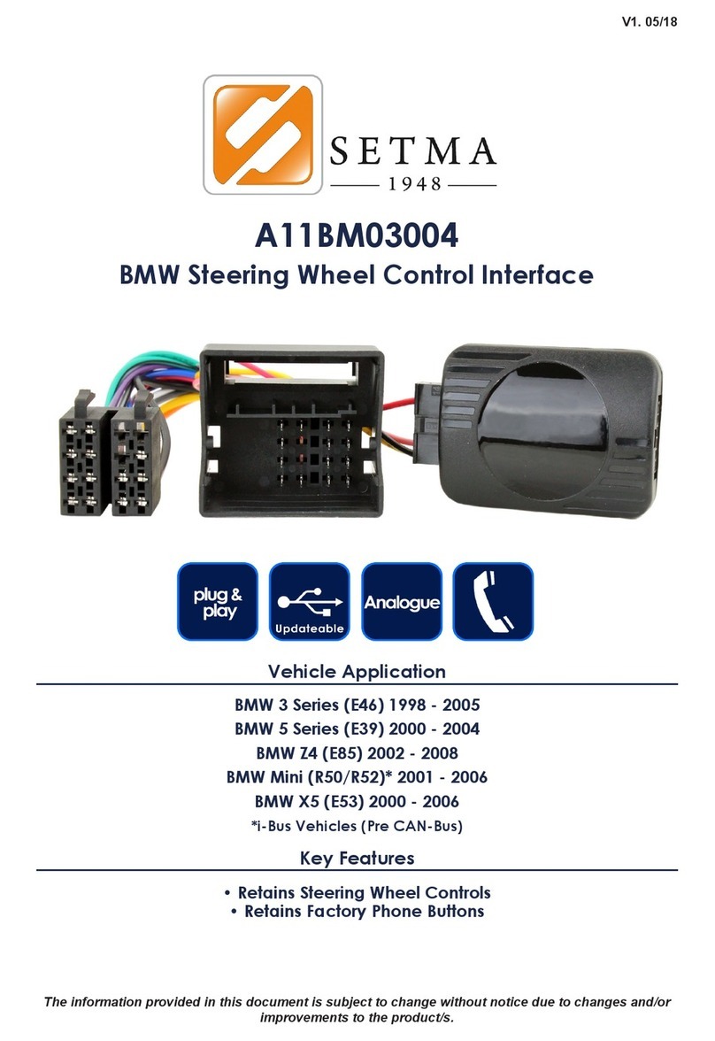 Setma A11BM03004 manual