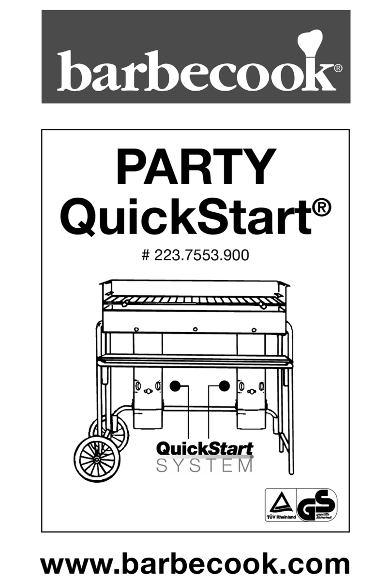 Barbecook PARTY QuickStart manual