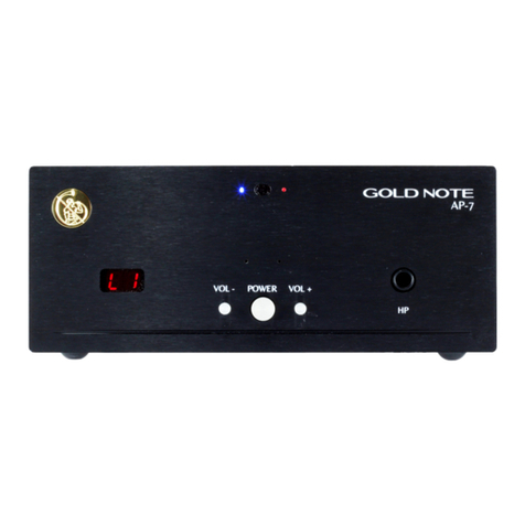 Gold Note AP-7 User manual