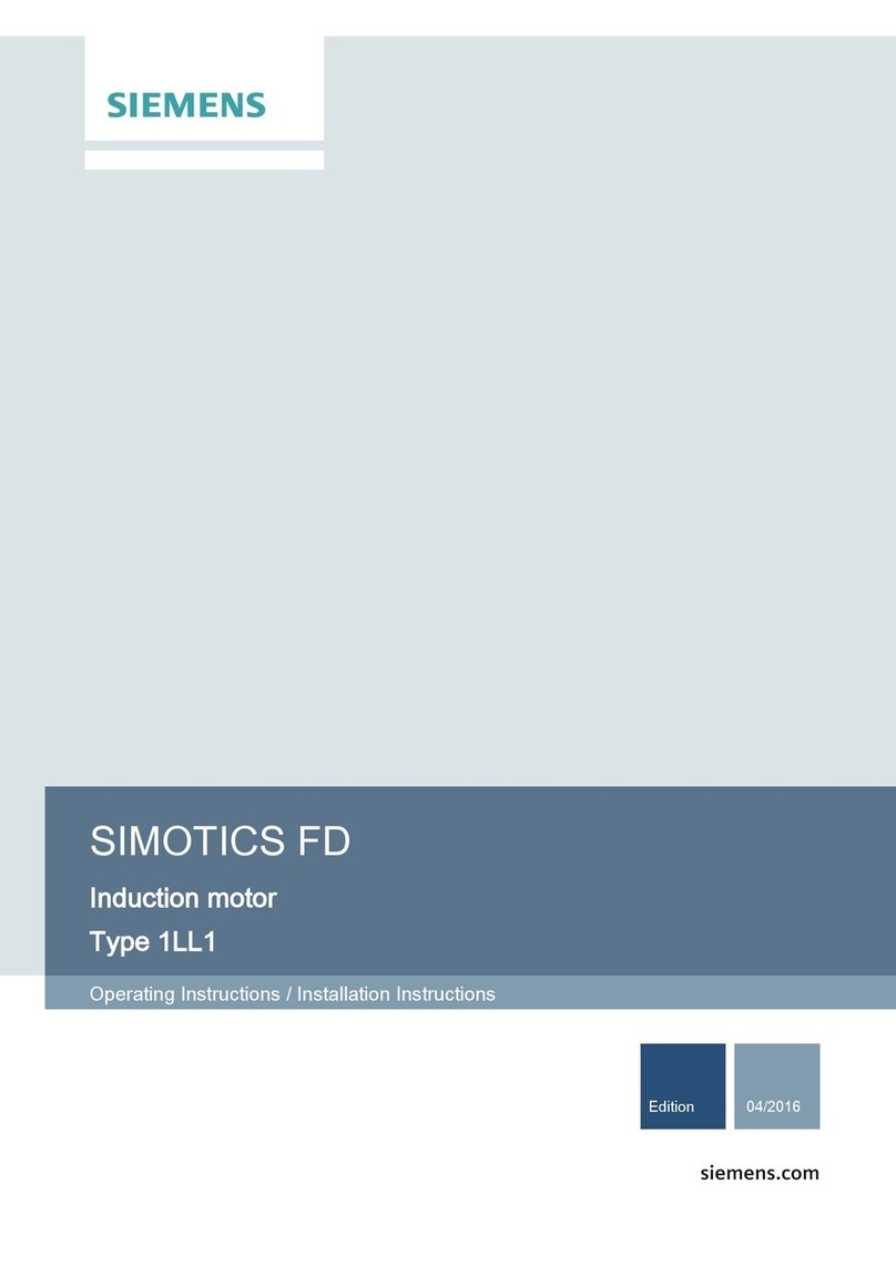 Siemens SIMOTICS FD 1LL1 User manual
