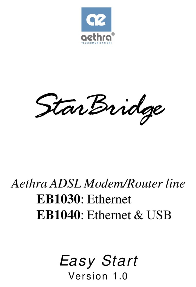 Aethra StarBridge EB1030 Easy start Aethra StarBridge EB1030 Easy start
