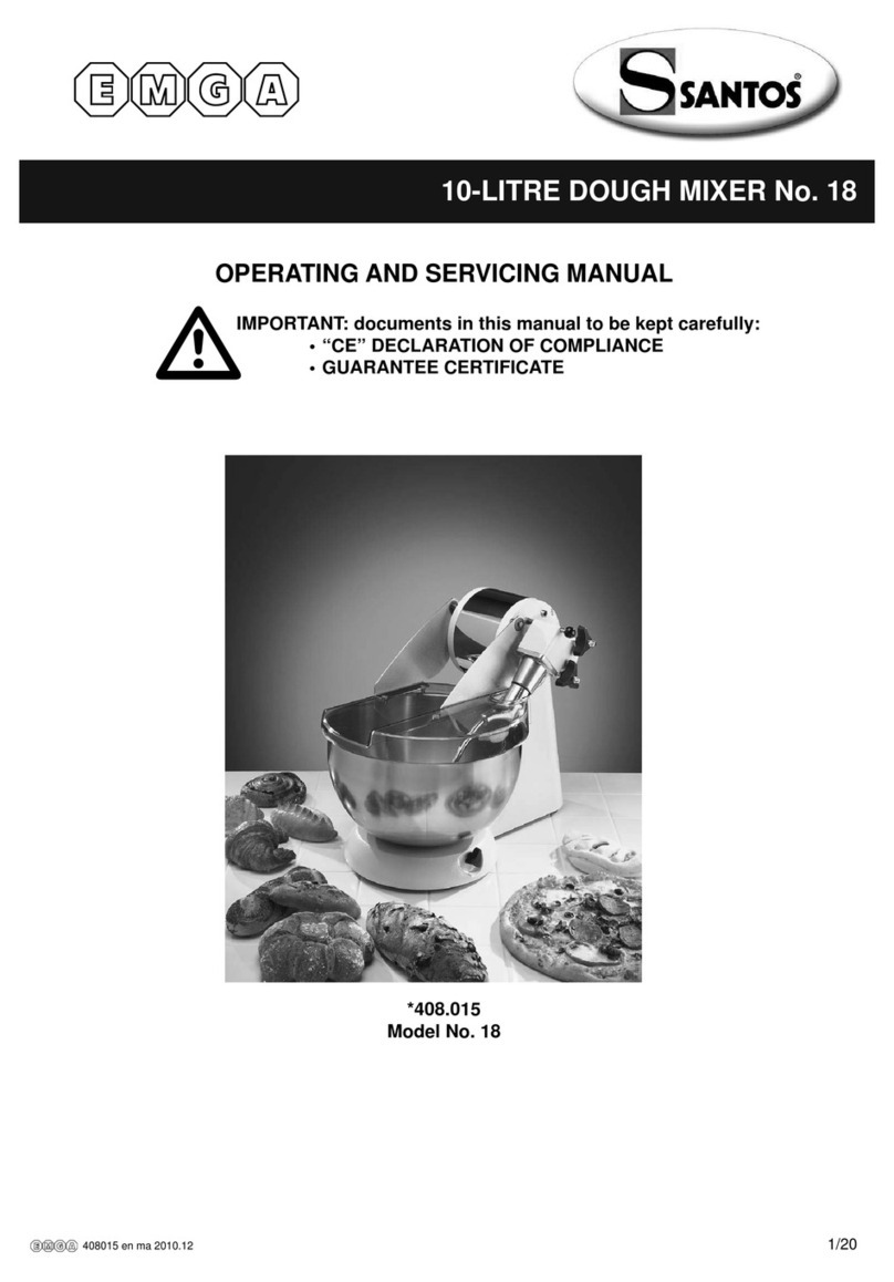 EMGA SANTOS 18 Operating and servicing manual