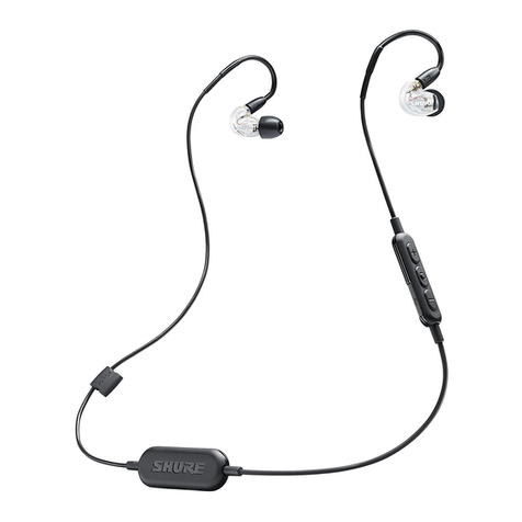 Shure SE215-BT1 manual