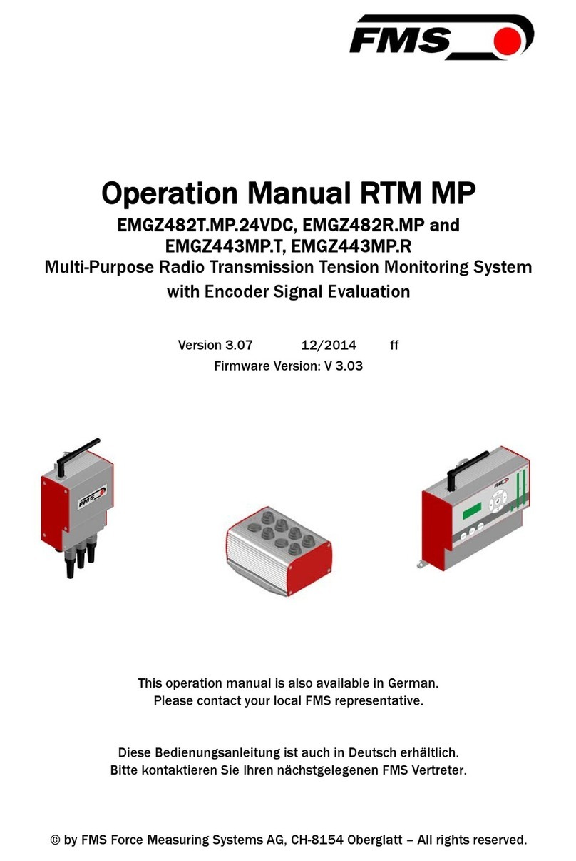 FMS RTM MP EMGZ482T.MP.24VDC Operation manual