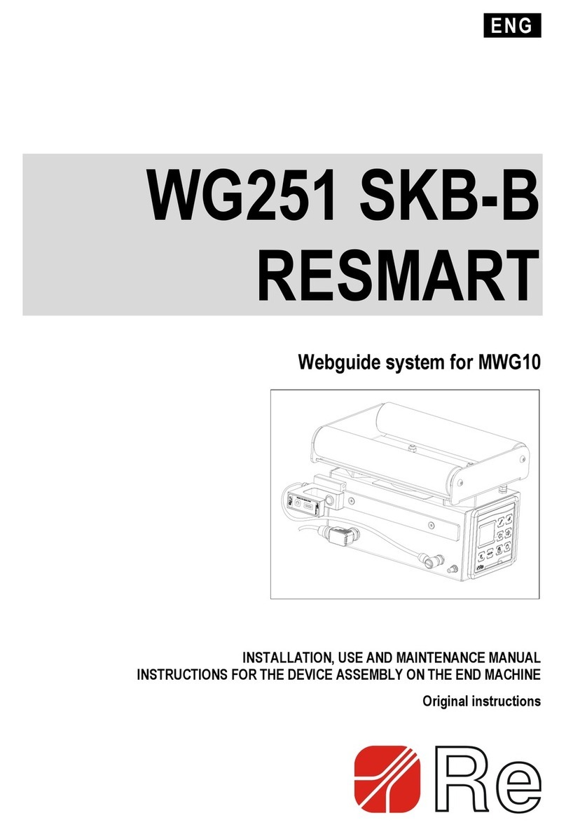 Re WG251 SKB-B RESMART Installation, use and maintenance