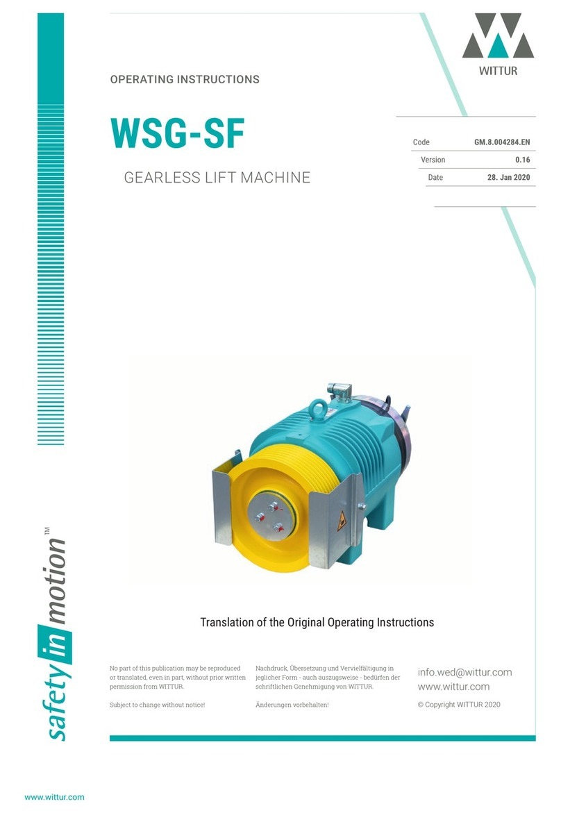 WITTUR WSG-SF Series User manual