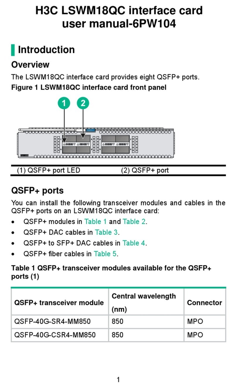 H3C LSWM18QC user manual