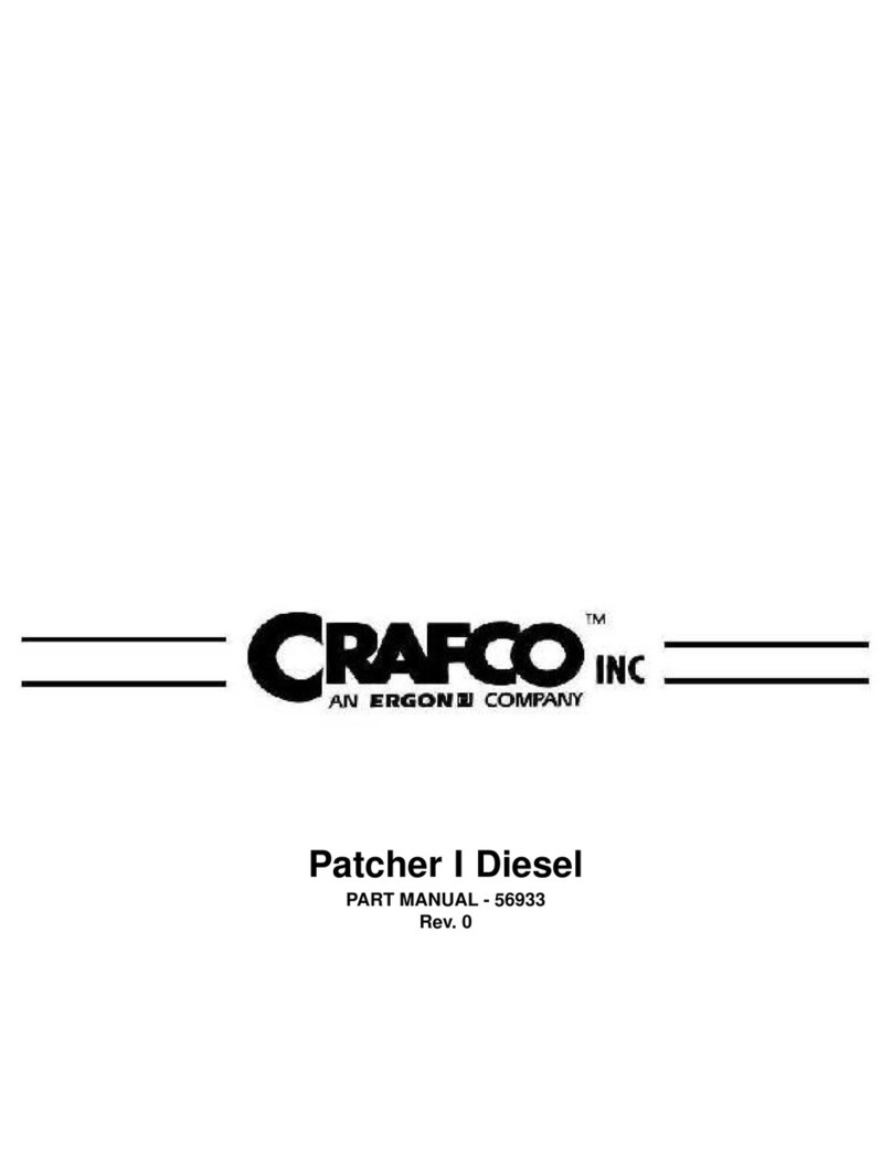 Ergon Crafco Patcher I Diesel parts manual