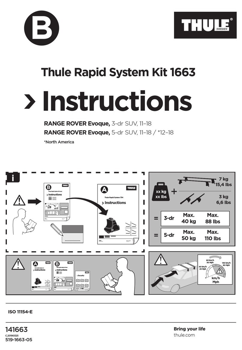 Thule Rapid System 1663 User manual