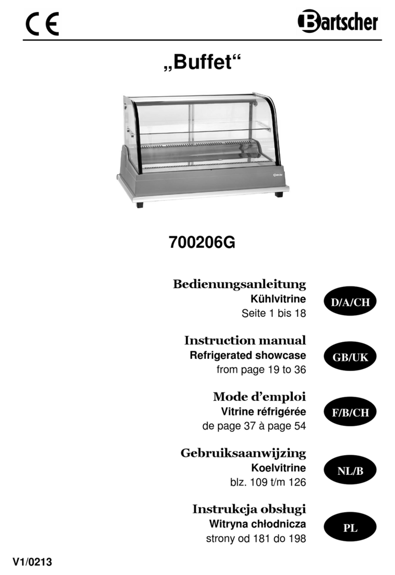 Bartscher Buffet User manual