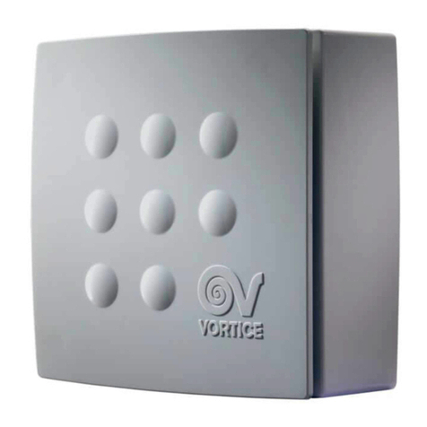 Vortice VORT QUADRO MICRO 100 Instruction booklet