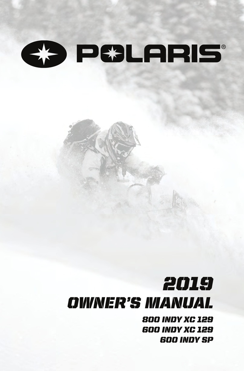 Polaris 800 INDY XC 129 2019 User manual