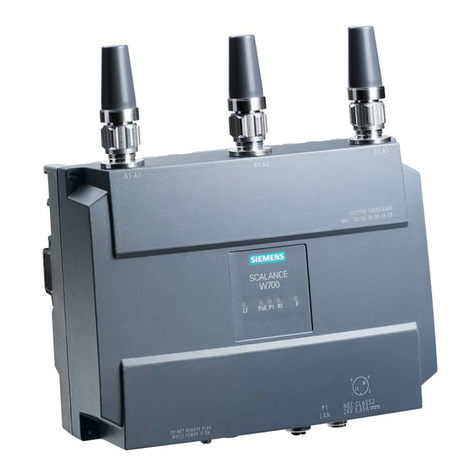 Siemens SIMATIC NET SCALANCE W780 Series Configuration manual