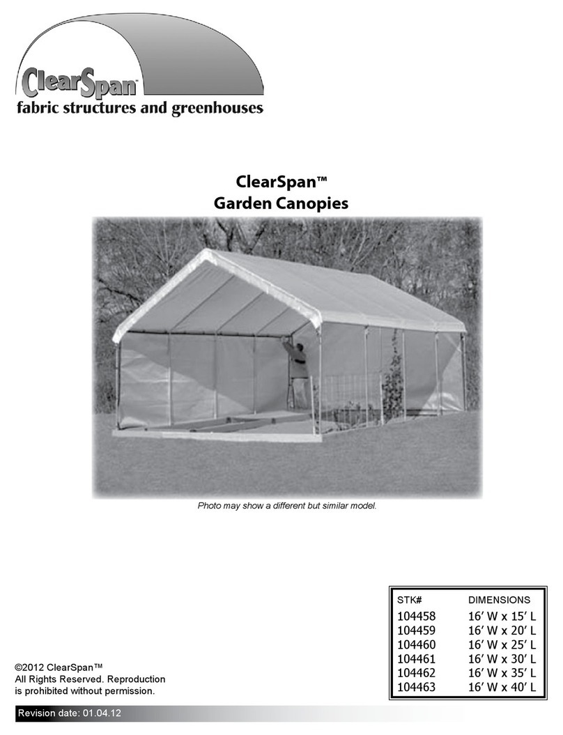 ClearSpan 104458 User manual ClearSpan 104458 User manual