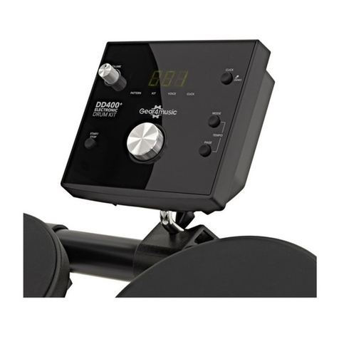 Gear4music DD400+ User manual
