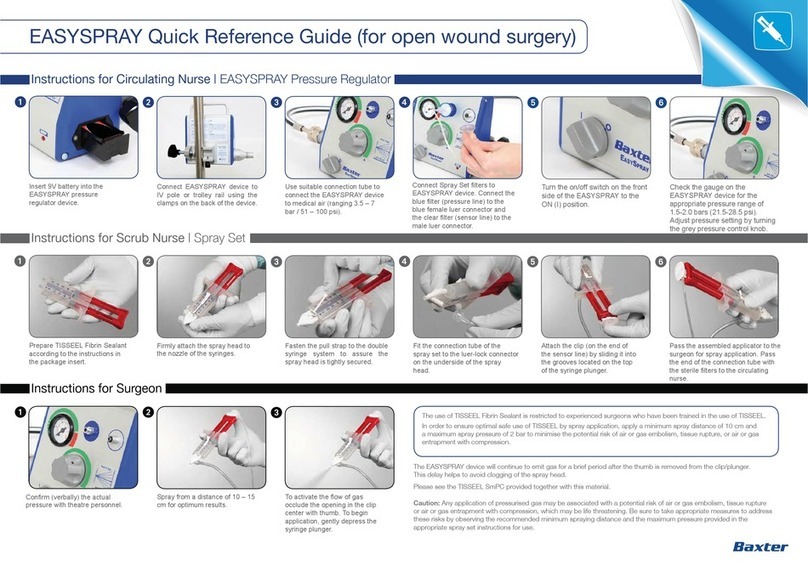 baxter EASYSPRAY User manual