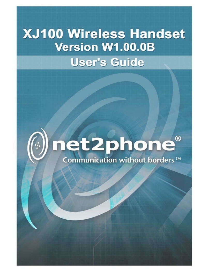 Net2Phone XJ100 user guide