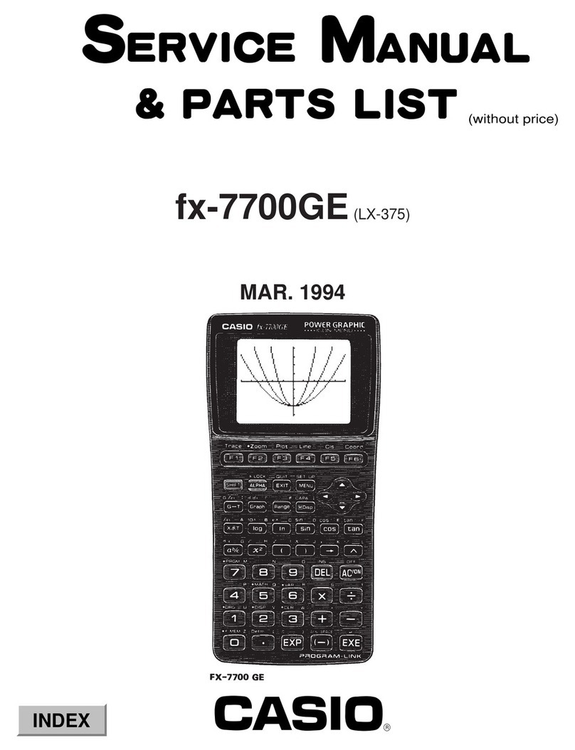 Casio FX-7700GE User manual