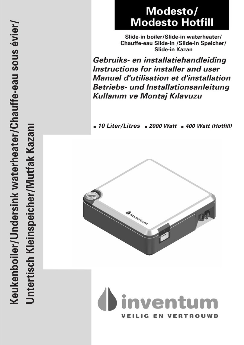 inventum Modesto Instructions for installer and user