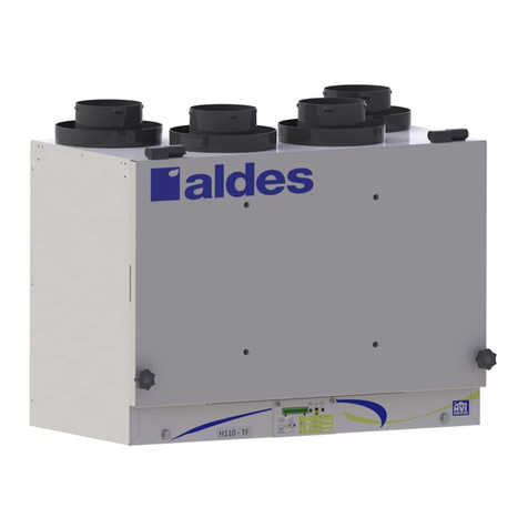 aldes H/E95 Instruction manual