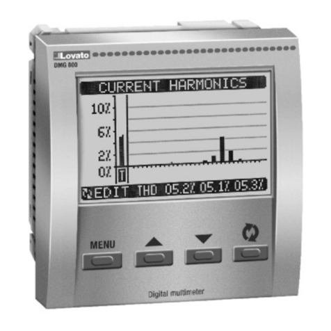 LOVATO ELECTRIC DME D120 T1 User manual