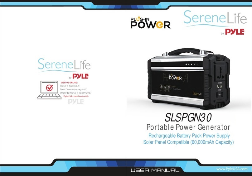 Pyle SereneLife SLSPGN30 user manual