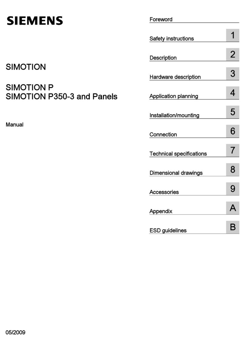 Siemens SIMOTION P350-3 User manual
