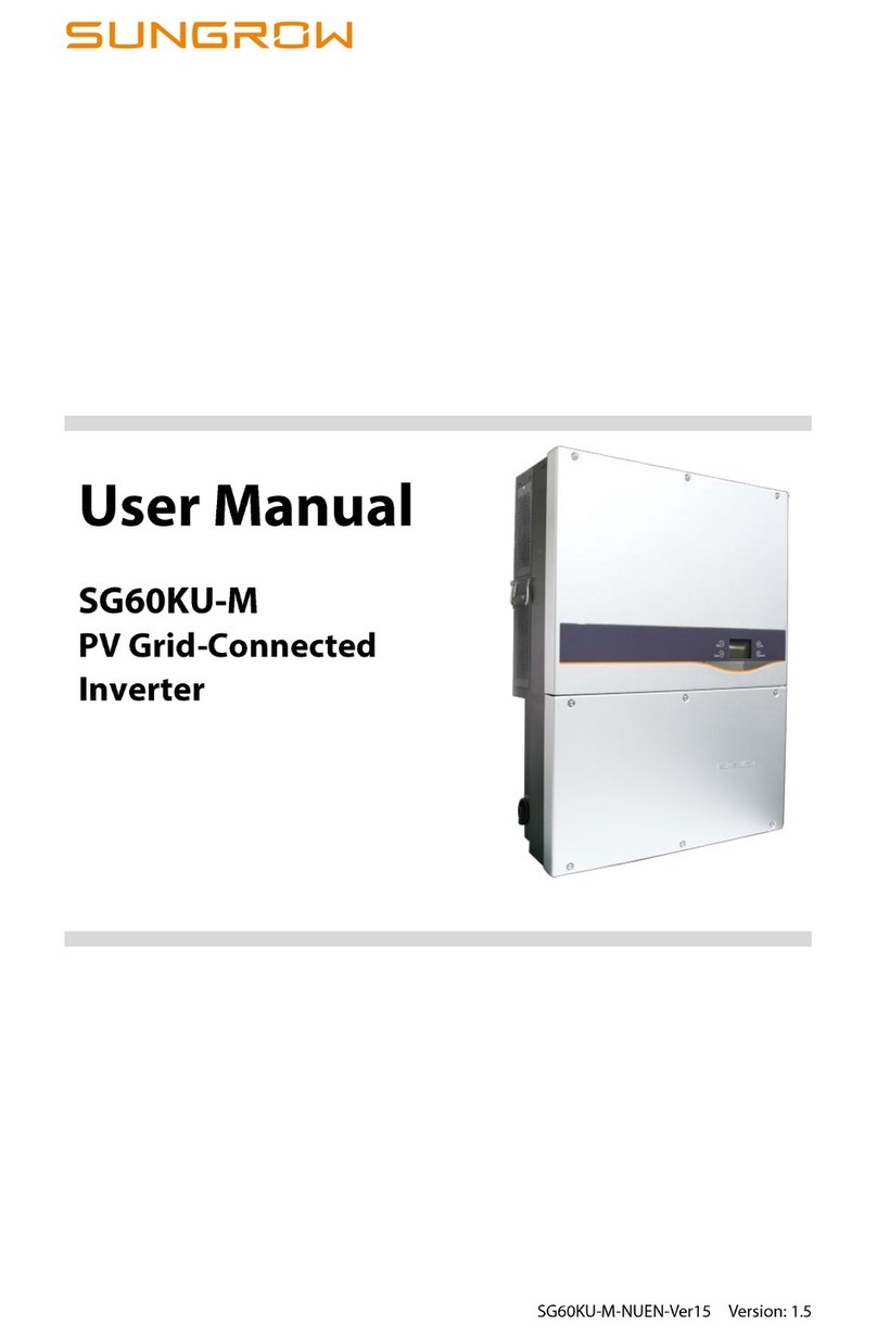 Sungrow SG60KU-M User manual