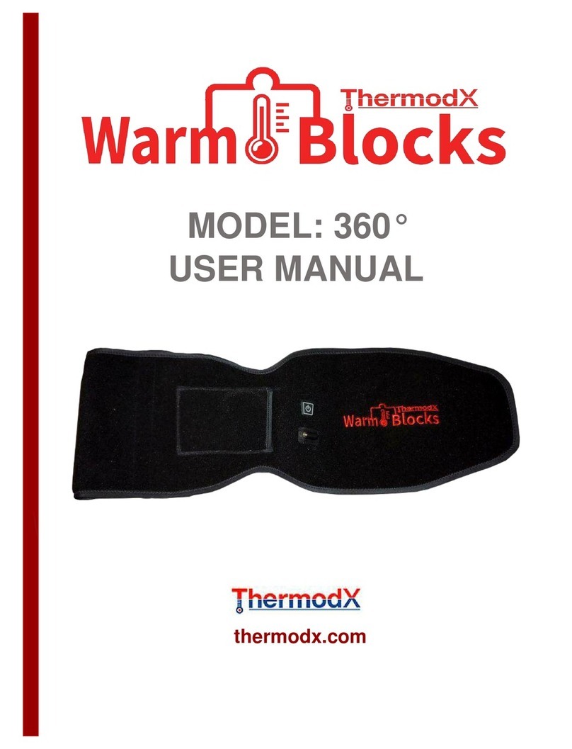 THERMODx Warm Blocks 360 User manual