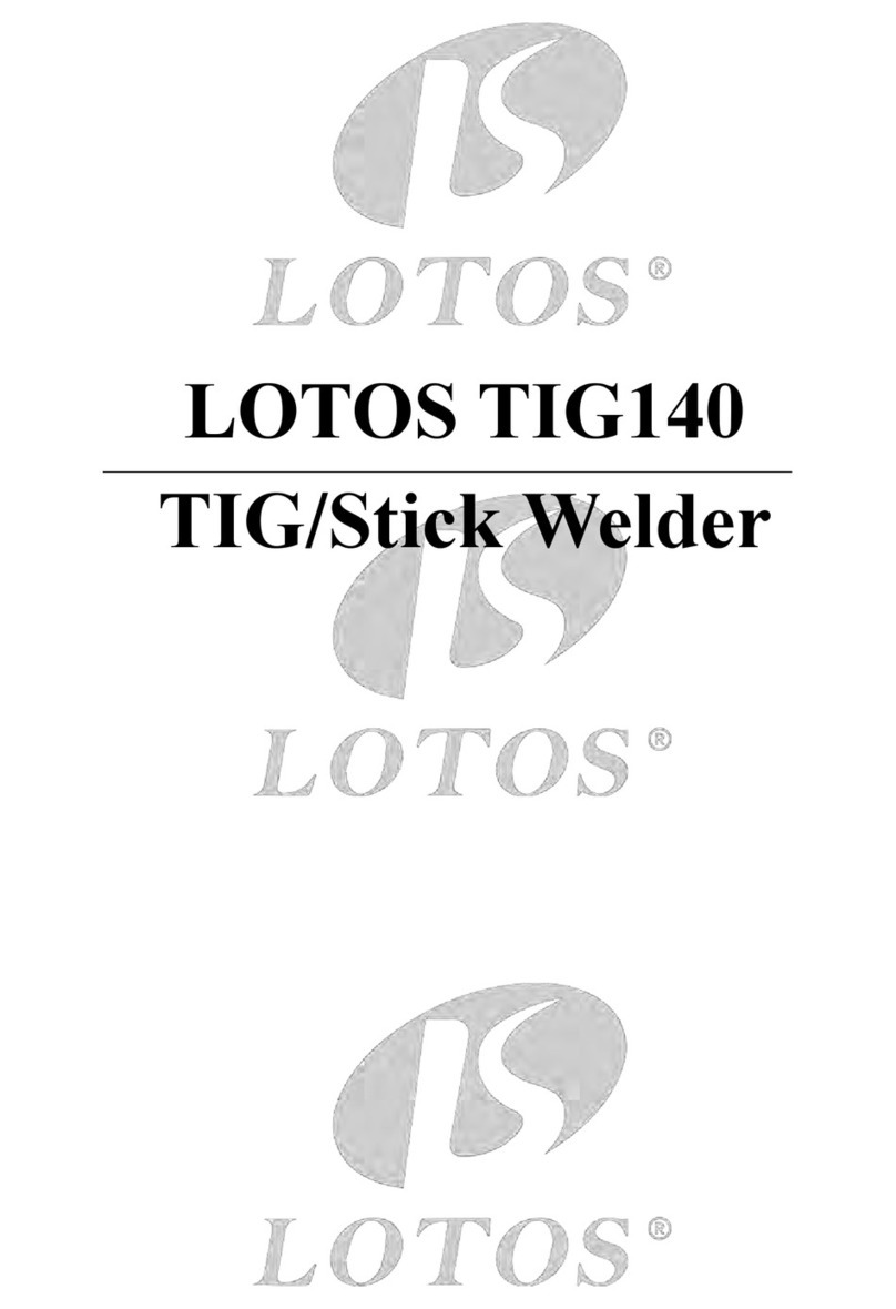 LOTOS TIG140 User manual