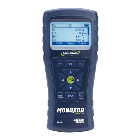 Bacharach Monoxor Plus User manual