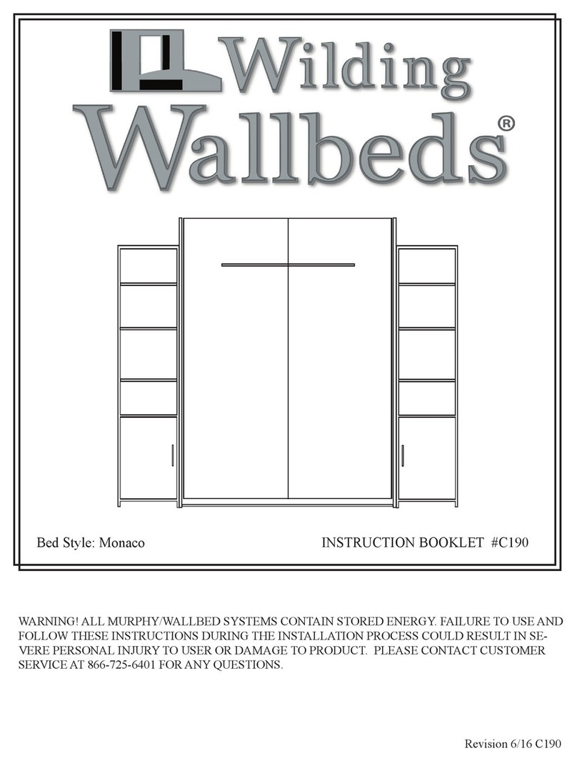 Wilding Wallbeds Monaco Instruction booklet Wilding Wallbeds Monaco Instruction booklet